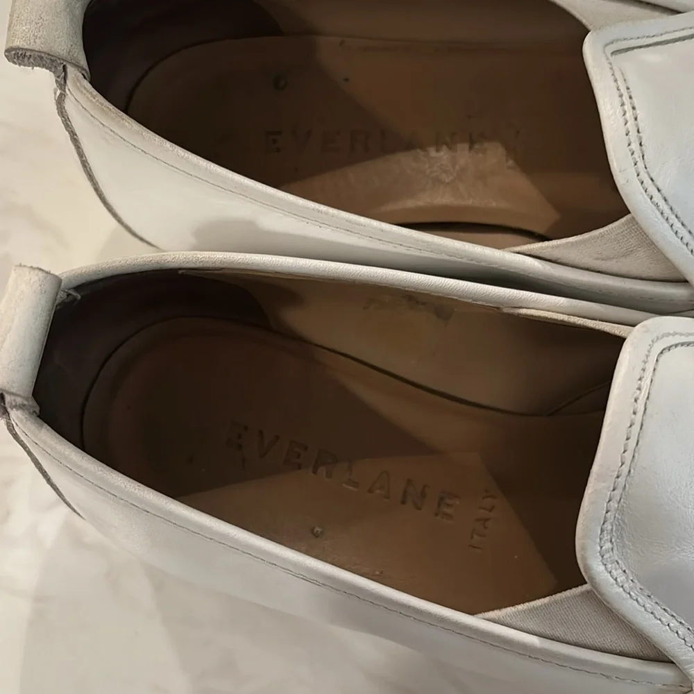 Everlane White Leather Loafer